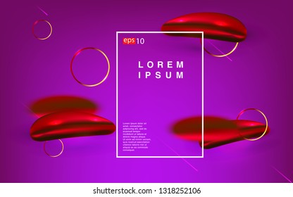 Liquid color background design Fluid gradient shapes composition futuristic
