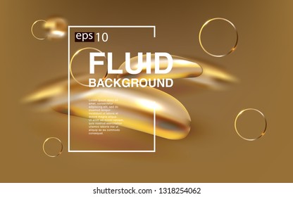 Liquid color background design Fluid gradient shapes composition futuristic