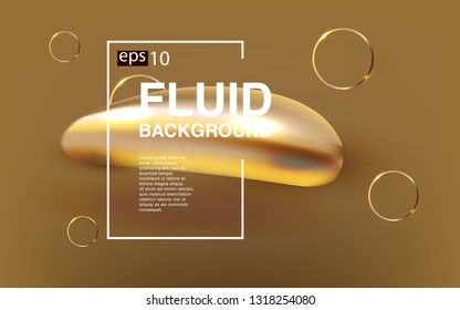 Liquid color background design Fluid gradient shapes composition futuristic