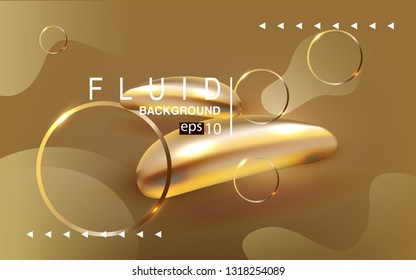 Liquid color background design Fluid gradient shapes composition futuristic