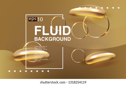 Liquid color background design Fluid gradient shapes composition futuristic