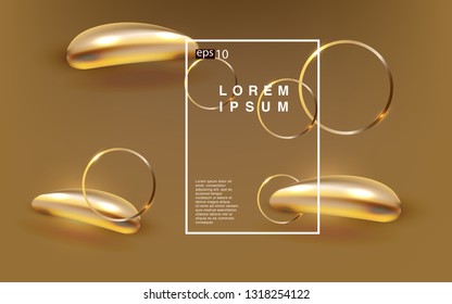 Liquid color background design Fluid gradient shapes composition futuristic