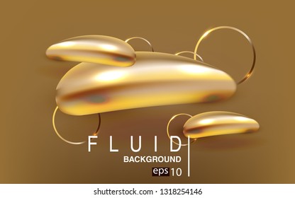 Liquid color background design Fluid gradient shapes composition futuristic