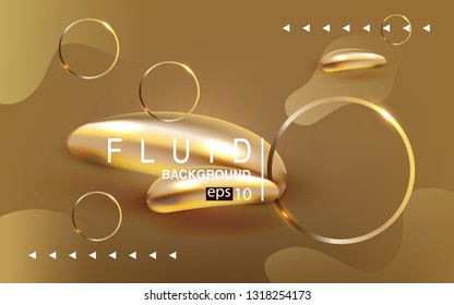 Liquid color background design Fluid gradient shapes composition futuristic