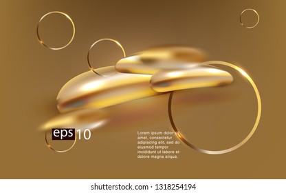 Liquid color background design Fluid gradient shapes composition futuristic