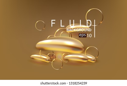 Liquid color background design Fluid gradient shapes composition futuristic