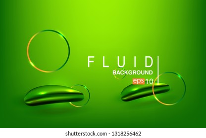Liquid color background design Fluid gradient shapes composition futuristic