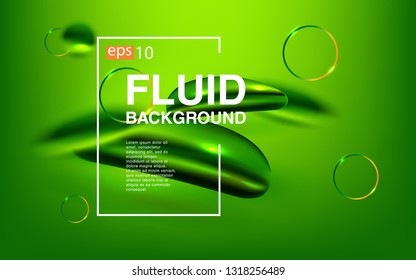 Liquid color background design Fluid gradient shapes composition futuristic
