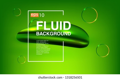 Liquid color background design Fluid gradient shapes composition futuristic