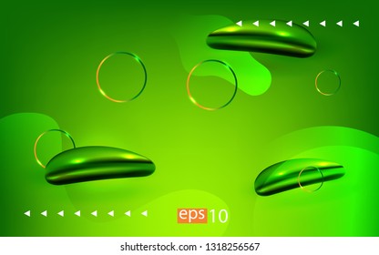 Liquid color background design Fluid gradient shapes composition futuristic