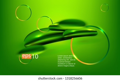 Liquid color background design Fluid gradient shapes composition futuristic