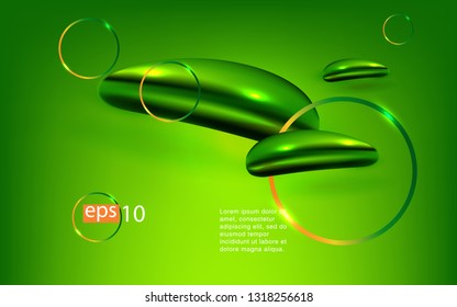 Liquid color background design Fluid gradient shapes composition futuristic