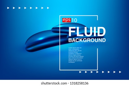 Liquid color background design Fluid gradient shapes composition futuristic