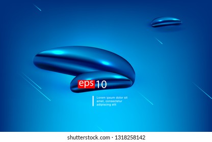 Liquid color background design Fluid gradient shapes composition futuristic