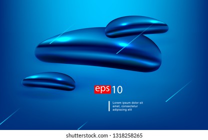 Liquid color background design Fluid gradient shapes composition futuristic