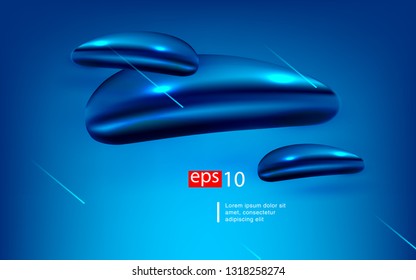 Liquid color background design Fluid gradient shapes composition futuristic