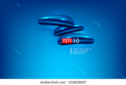 Liquid color background design Fluid gradient shapes composition futuristic