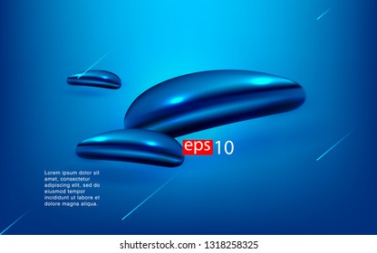 Liquid color background design Fluid gradient shapes composition futuristic