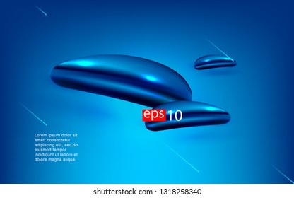 Liquid color background design Fluid gradient shapes composition futuristic