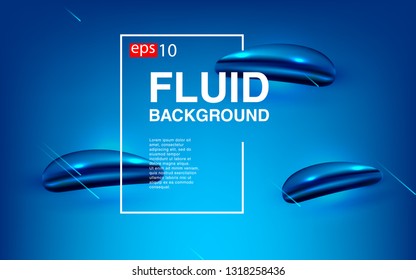 Liquid color background design Fluid gradient shapes composition futuristic