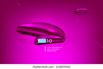 Liquid color background design Fluid gradient shapes composition futuristic