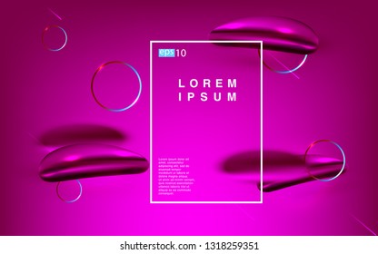 Liquid color background design Fluid gradient shapes composition futuristic