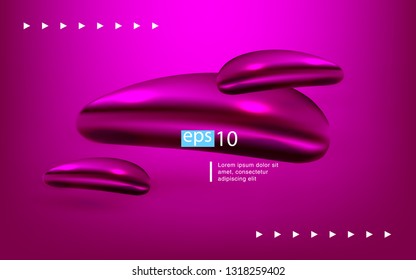 Liquid color background design Fluid gradient shapes composition futuristic