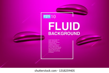 Liquid color background design Fluid gradient shapes composition futuristic