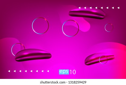 Liquid color background design Fluid gradient shapes composition futuristic