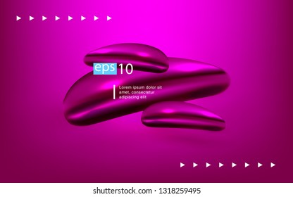 Liquid color background design Fluid gradient shapes composition futuristic