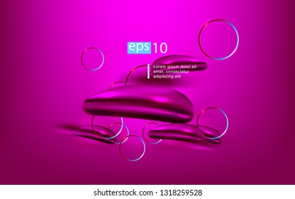 Liquid color background design Fluid gradient shapes composition futuristic