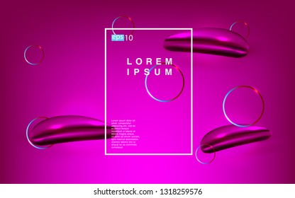 Liquid color background design Fluid gradient shapes composition futuristic