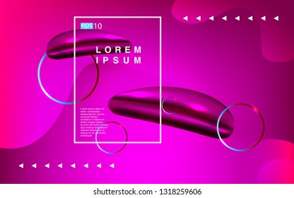 Liquid color background design Fluid gradient shapes composition futuristic