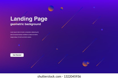 Liquid color background design Fluid gradient shapes composition Futuristic design posters for landing page