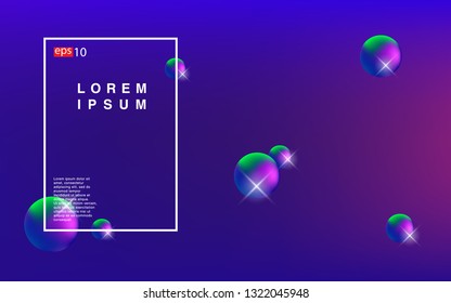 Liquid color background design Fluid gradient shapes composition Futuristic design posters for landing page