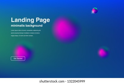 Liquid color background design Fluid gradient shapes composition Futuristic design posters for landing page