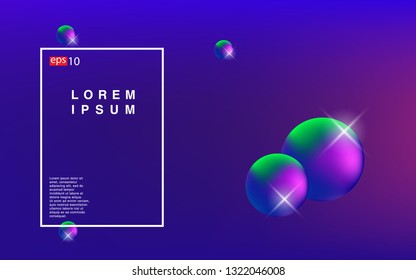 Liquid color background design Fluid gradient shapes composition Futuristic design posters for landing page