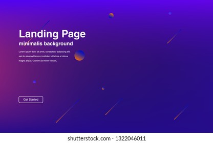 Liquid color background design Fluid gradient shapes composition Futuristic design posters for landing page