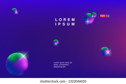 Liquid color background design Fluid gradient shapes composition Futuristic design posters for landing page