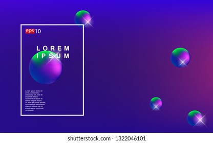 Liquid color background design Fluid gradient shapes composition Futuristic design posters for landing page