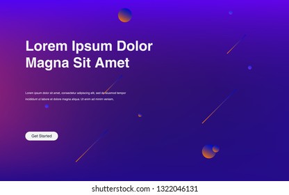 Liquid color background design Fluid gradient shapes composition Futuristic design posters for landing page