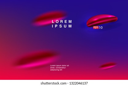 Liquid color background design Fluid gradient shapes composition Futuristic design posters for landing page