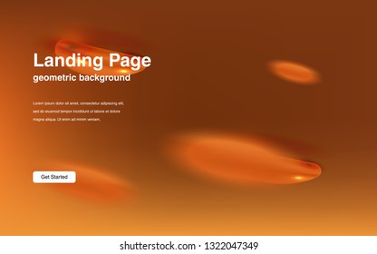 Liquid color background design Fluid gradient shapes composition Futuristic design posters for landing page