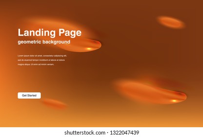 Liquid color background design Fluid gradient shapes composition Futuristic design posters for landing page