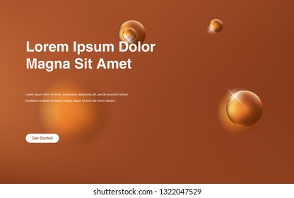 Liquid color background design Fluid gradient shapes composition Futuristic design posters for landing page