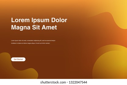 Liquid color background design Fluid gradient shapes composition Futuristic design posters for landing page