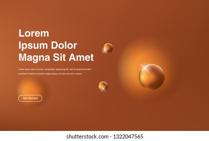 Liquid color background design Fluid gradient shapes composition Futuristic design posters for landing page