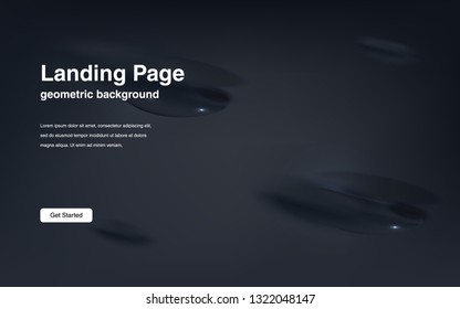 Liquid color background design Fluid gradient shapes composition Futuristic design posters for landing page