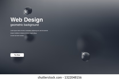 Liquid color background design Fluid gradient shapes composition Futuristic design posters for landing page