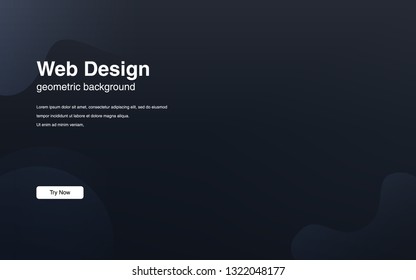 Liquid color background design Fluid gradient shapes composition Futuristic design posters for landing page